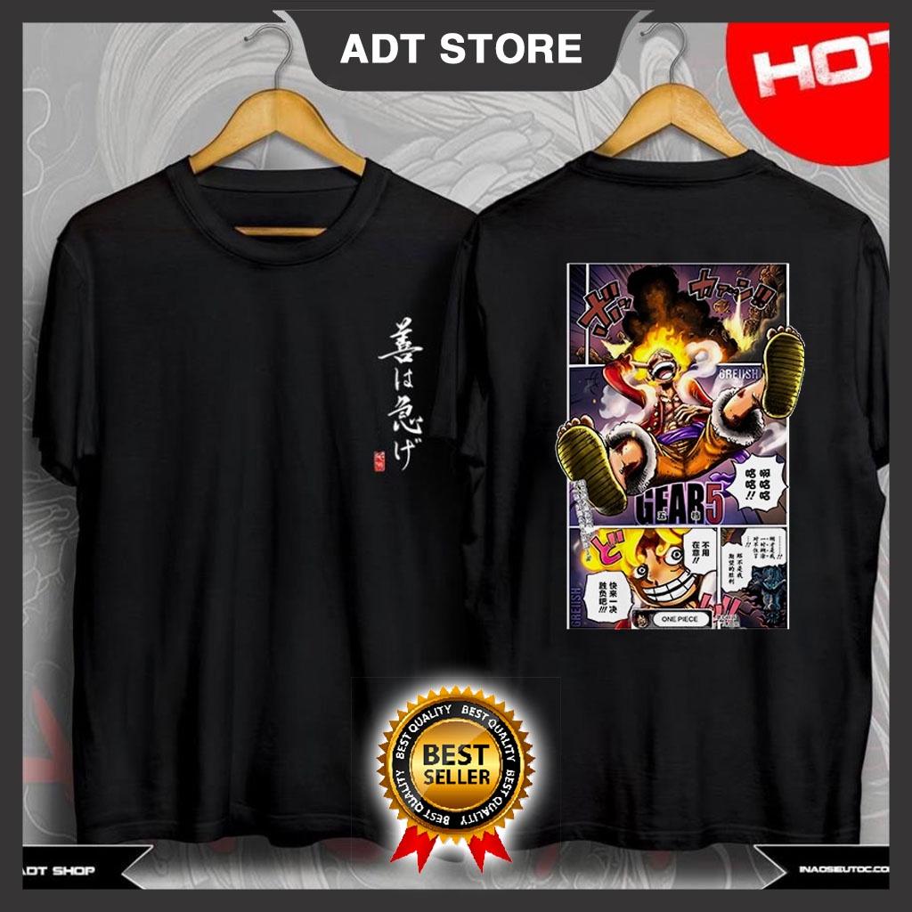 ️️Top 4 Áo Thun In Hình Monkey D. Luffy Gear 5 One Piece độc đẹp giá rẻ cực HOT