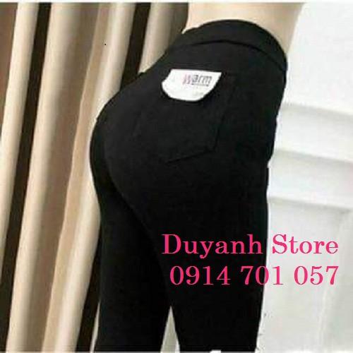 (Xả kho) Quần legging warn nữ chất cotton sịn đanh lì siêu co dãn tôn giãn