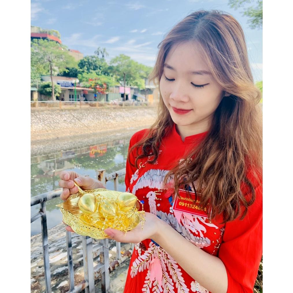 Đồ thờ cúng-Trầu cau mạ vàng cao cấp
