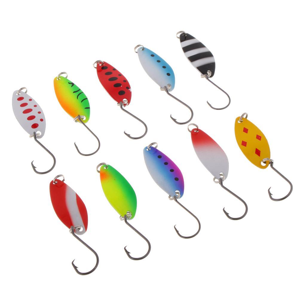 10pcs  Spoon Jigging & Casting Fishing  Baits Saltwater Tackle