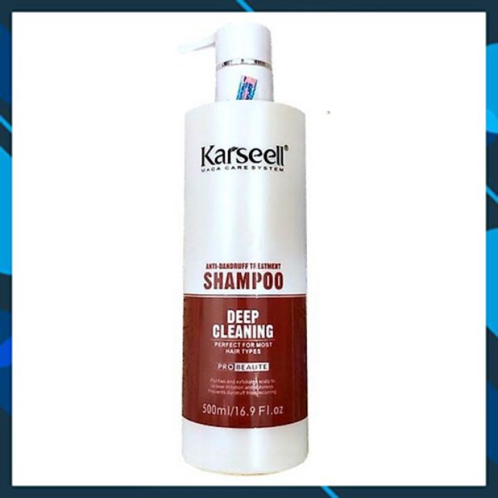 Dầu gội Karseell Maca Deep Cleaning Anti-Dandruff Shampoo ngăn ngừa gàu ngứa 500ml