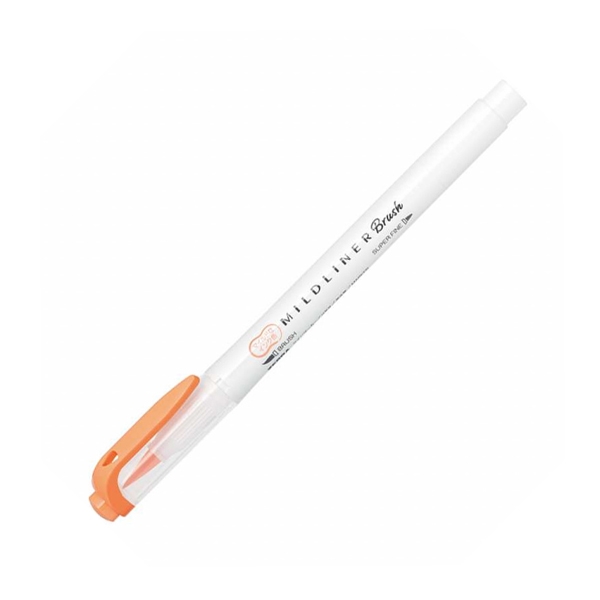 Bút Cọ 2 Đầu Zebra Mildliner Brush WFT8-MAP - Mild Apricot