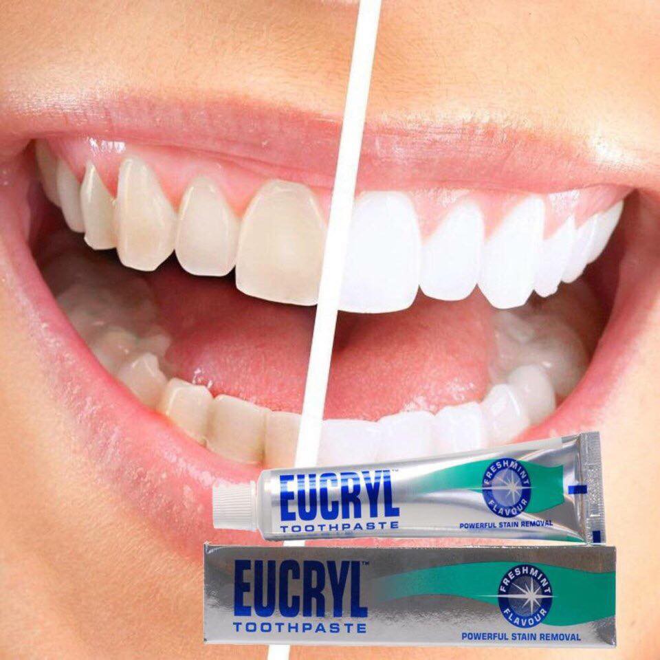 Kem Đánh Răng Tẩy Trắng Eucryl Toothpaste 62g Lixibox