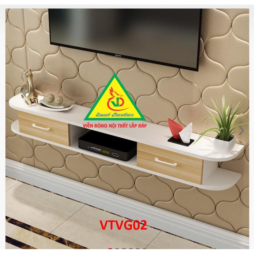 Kệ Ti Vi Treo Tường Trang Trí VTVG02 - Nội Thất Lắp Ráp Viendong Adv