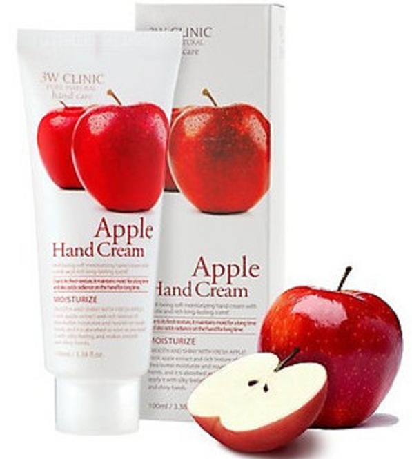 Kem dưỡng tay chiết xuất táo 3W CLINIC Apple Hand Cream 100ML