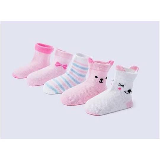 1 set 5 đôi tất cao cổ cho bé, Vớ cao cổ cho bé mẫu kid sock mẫu 2019