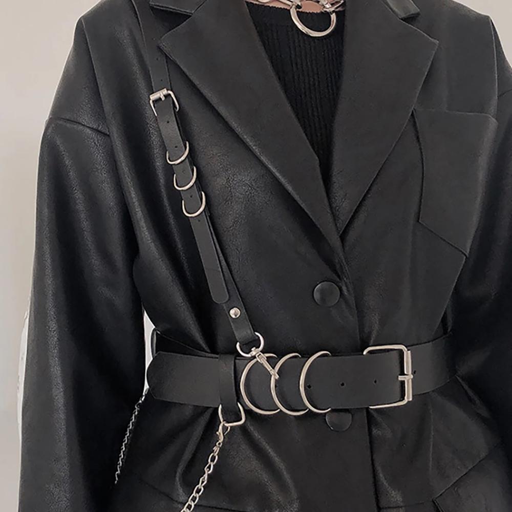 Mới Thời Trang Nữ Cao Cấp Thắt Lưng Dây Nịt Nam Da Dây Chuyền Dây Gothic Áo Đầm Dây Cá Tính Nữ Hợp Thời Trang Tất Cả Trận Đấu