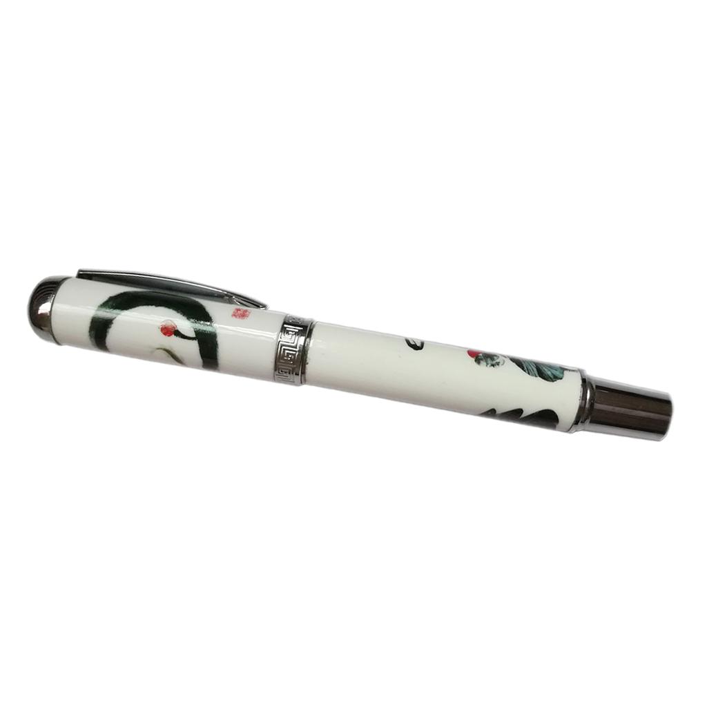 Vintage Bút Máy Gốm Bút Văn Phòng Kinh Doanh Trường Bút Sinh Nhật Tặng 7