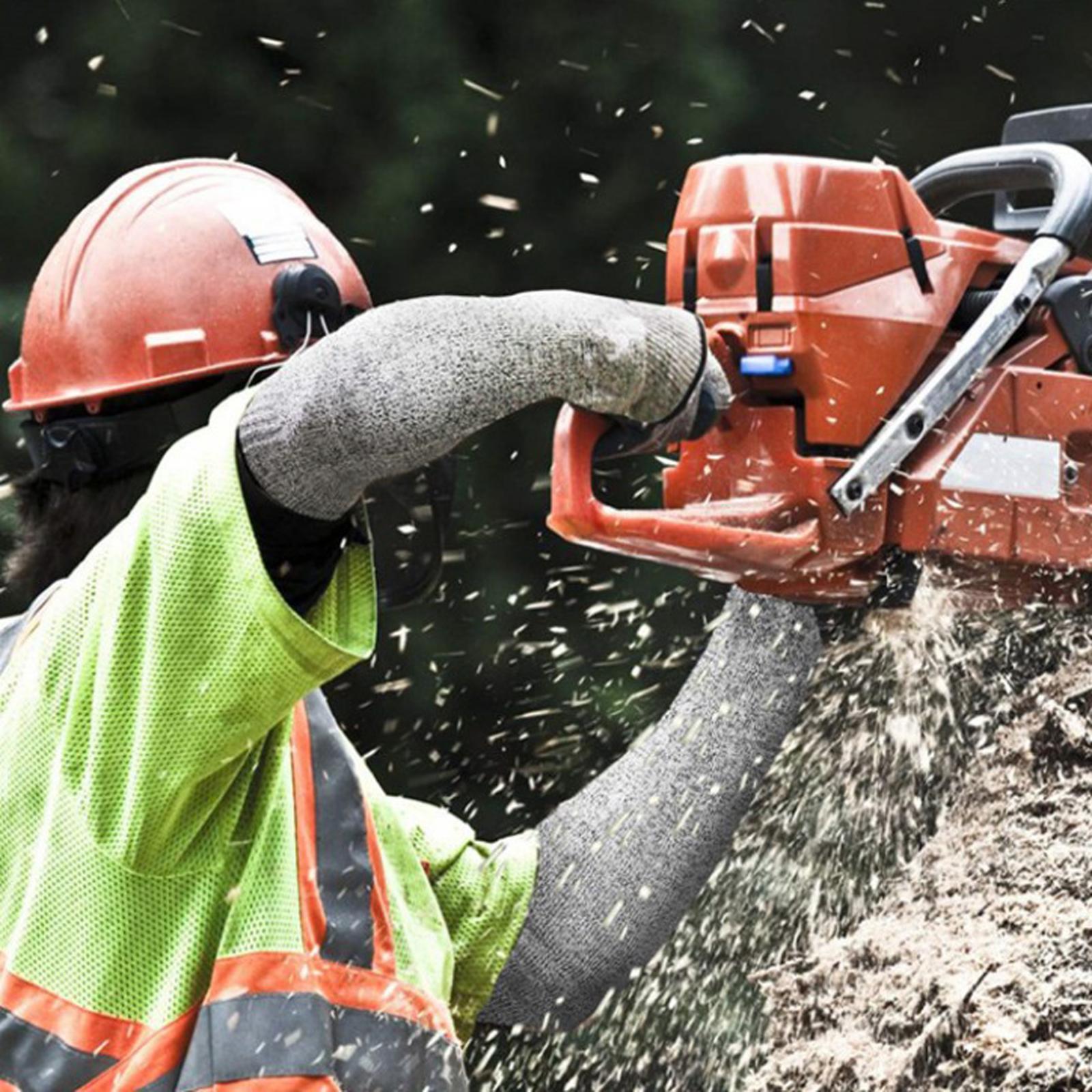 2x Cut Resistant Sleeves Level 5 Protection,Arm Sleeve Cutproof for Garding