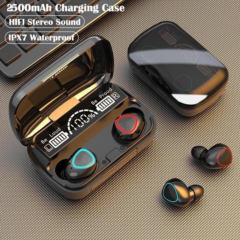 Tai Nghe Không Dây M10 F9-5C Tws Bluetooth 5.1 2000Mah Chống Thấm Nước