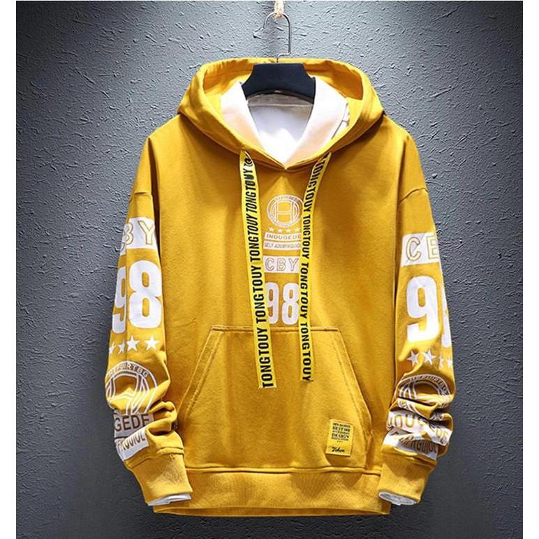 Áo hoodie nam ( TÁM -CHÍN )vải nỉ dày đẹp AO HOODIE FREE SIZE DƯỚI 65KG dibbycloset