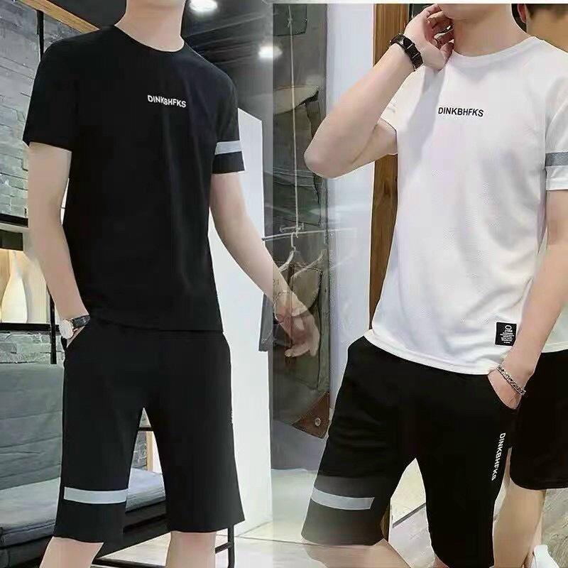 (HCM) SET BỘ ĐỒ THỂ THAO NAM ÁO THUN QUẦN NGẮN CỰC CHẤT THỜI TRANG 2022 THỜI TRANG NAM 1986