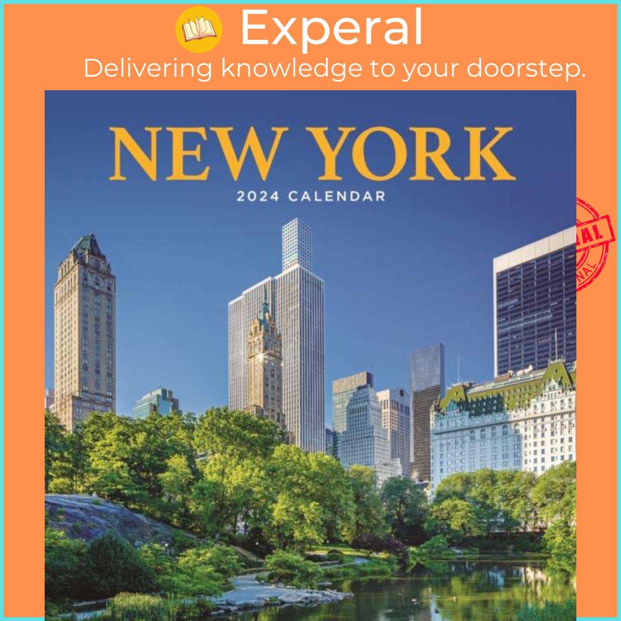 Sách - New York Mini Calendar 2024 by  (UK edition, paperback)