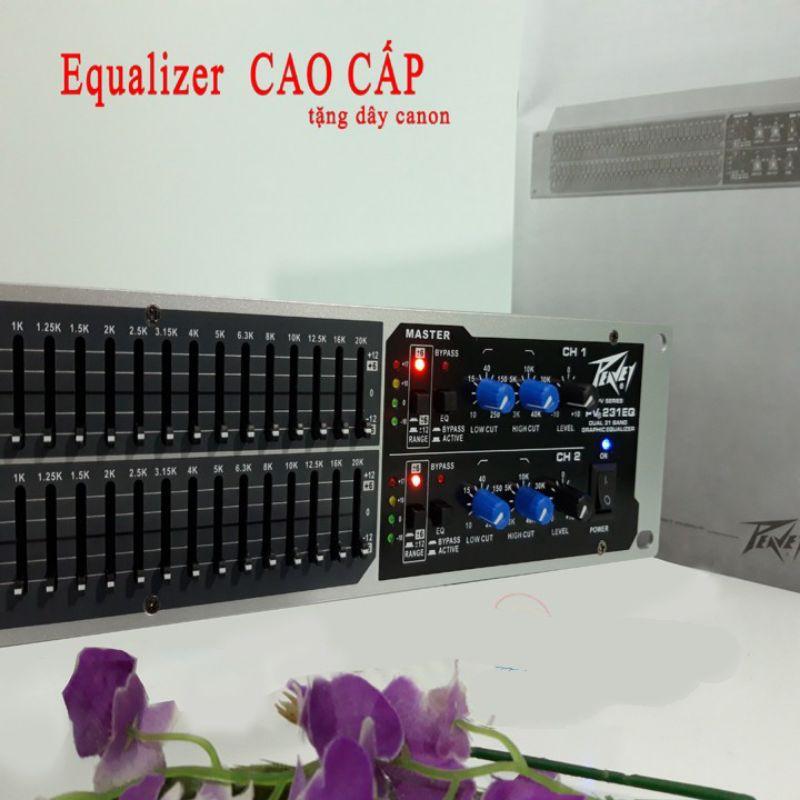 Lọc xì Peavey 231EQ tặng 1 đôi dây canon chất lượng cao, hỗ trợ âm thanh tốt