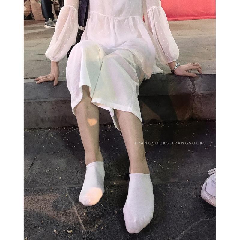 Tất trơn ngắn cổ Pastel