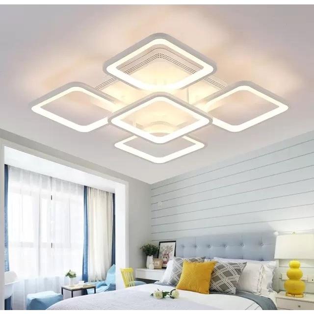 Đèn LED Mâm Ốp Trần MN059 , đèn LED chiếu sáng thắp sáng trang trí Phòng Khách, Đèn trần buồng nghỉ - 3 phương thức Sáng