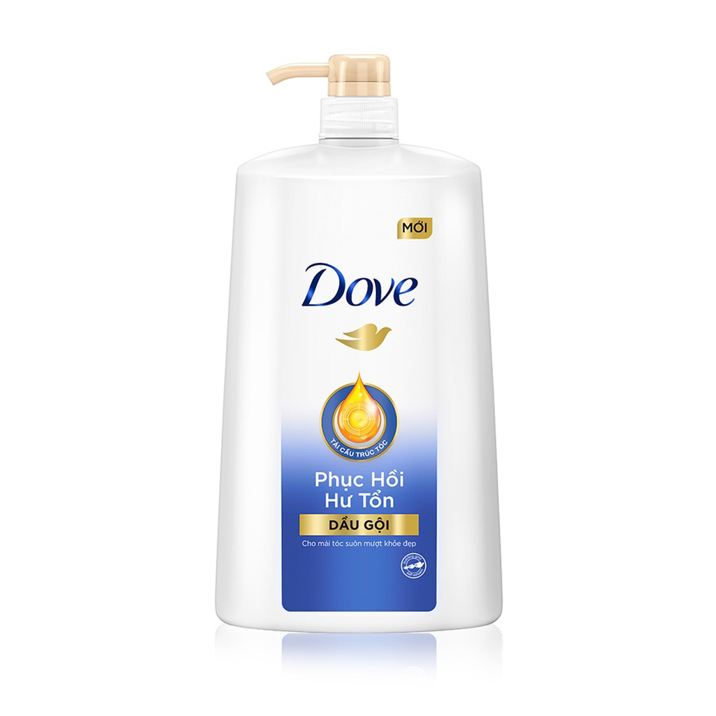 Dầu gội Dove Phục hồi hư tổn Với Công nghệ Định vị Hư tổn giúp tóc suôn mượt khỏe đẹp 1.4 KG