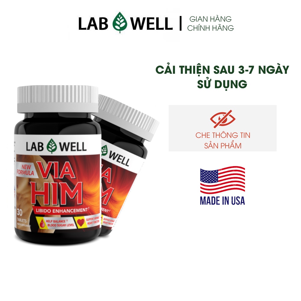 Tăng cường sinh lý nam, Labwell Via Him giúp bồi bổ sức khỏe, cải thiện sinh lực