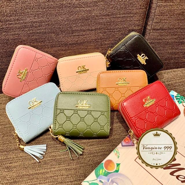 Ví nữ đẹp giá rẻ ngắn cầm tay mini nhỏ gọn dễ thương cute nhiều ngăn bỏ túi thời trang cao cấp VN50