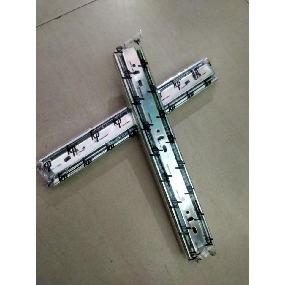 Bộ 02 Thanh ray bi trượt hộc tủ, ngăn kéo