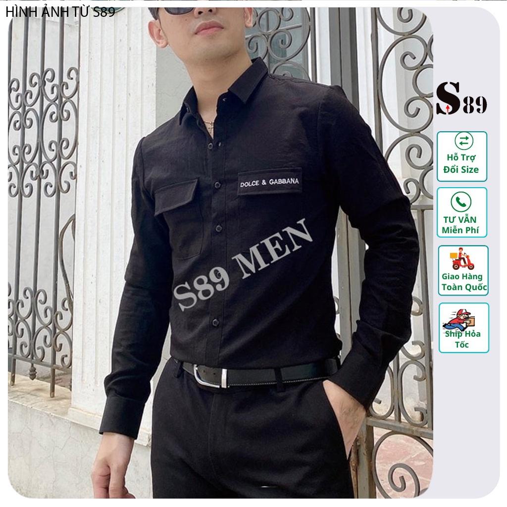 Áo Sơ mi dài tay đũi , áo dài tay đũi hàn cổ bẻ trắng ,đen, nâu hàng vải đũi xước cao cấp ôm dáng thời trang trẻ