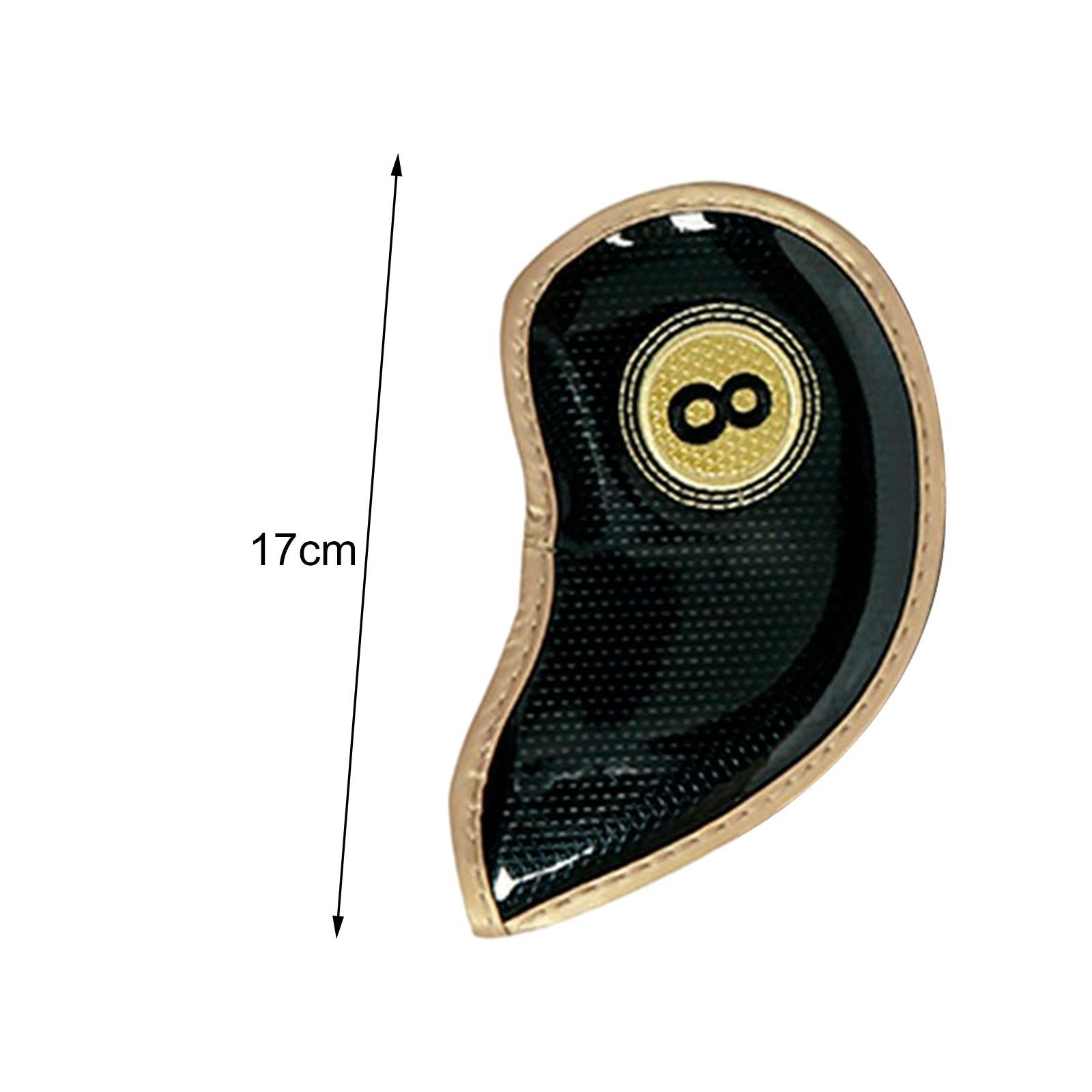 10x Golf Iron Headcover Set, Golf Club Head Cover Lightweight 3,4,5,6,7,8,9,A,S,P Golf Iron Protective Sleeve for Golf Training Supplies