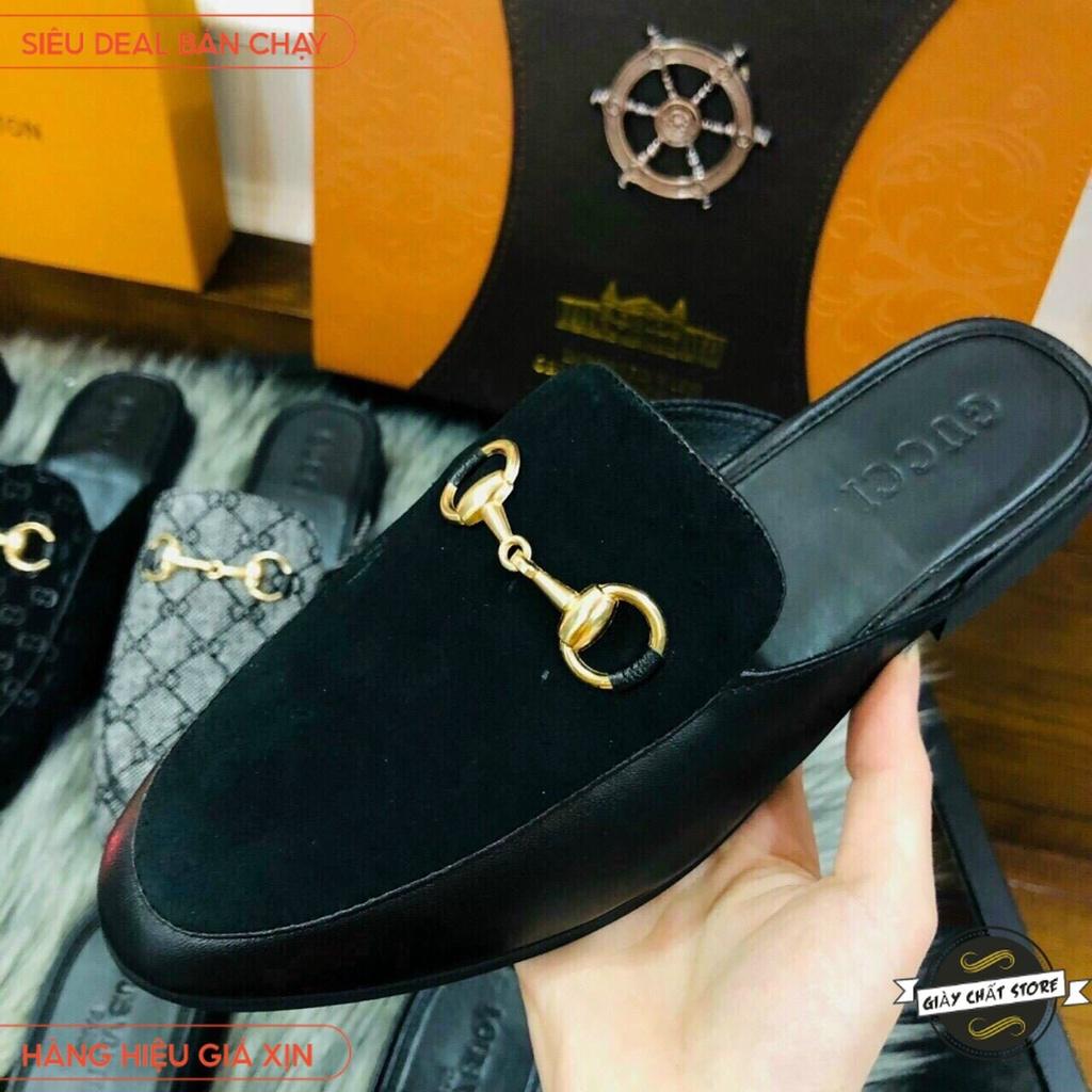 Sục nam GC NHUNG DA PU CAO CẤP SIÊU ÊM MÃ N213 B2 - BLACK,EU41
