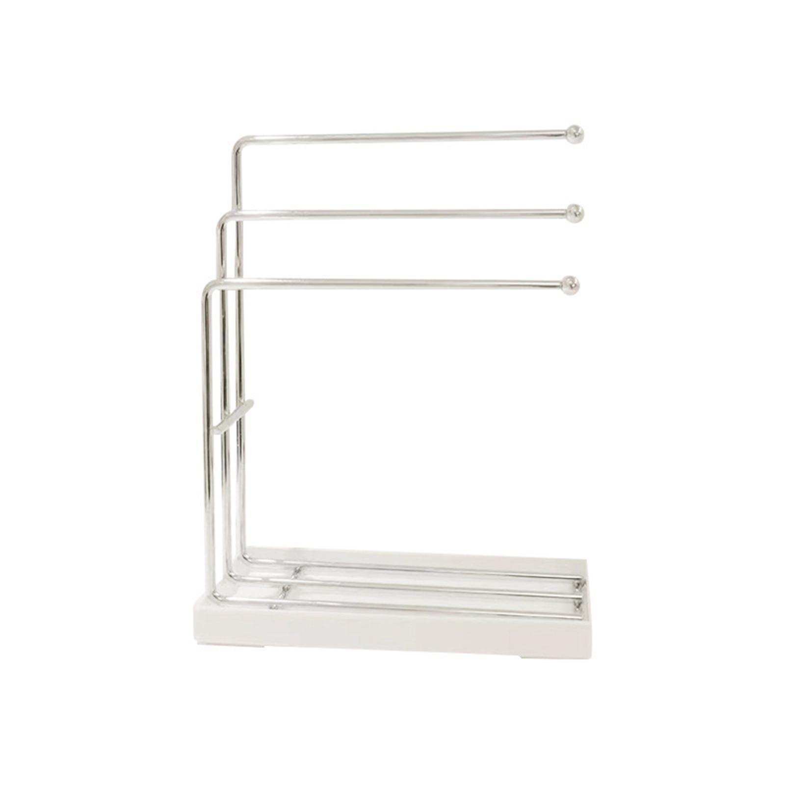 Sink Drain Tray Organizer Sink Drain Rack for Kitchen Countertop