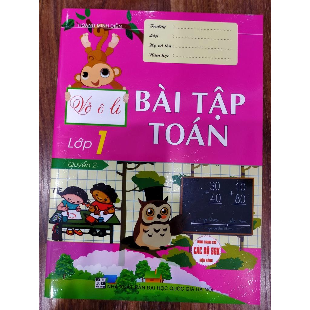 Sách Vở Ô Li Bài Tập Toán Lớp 1 Quyển 2
