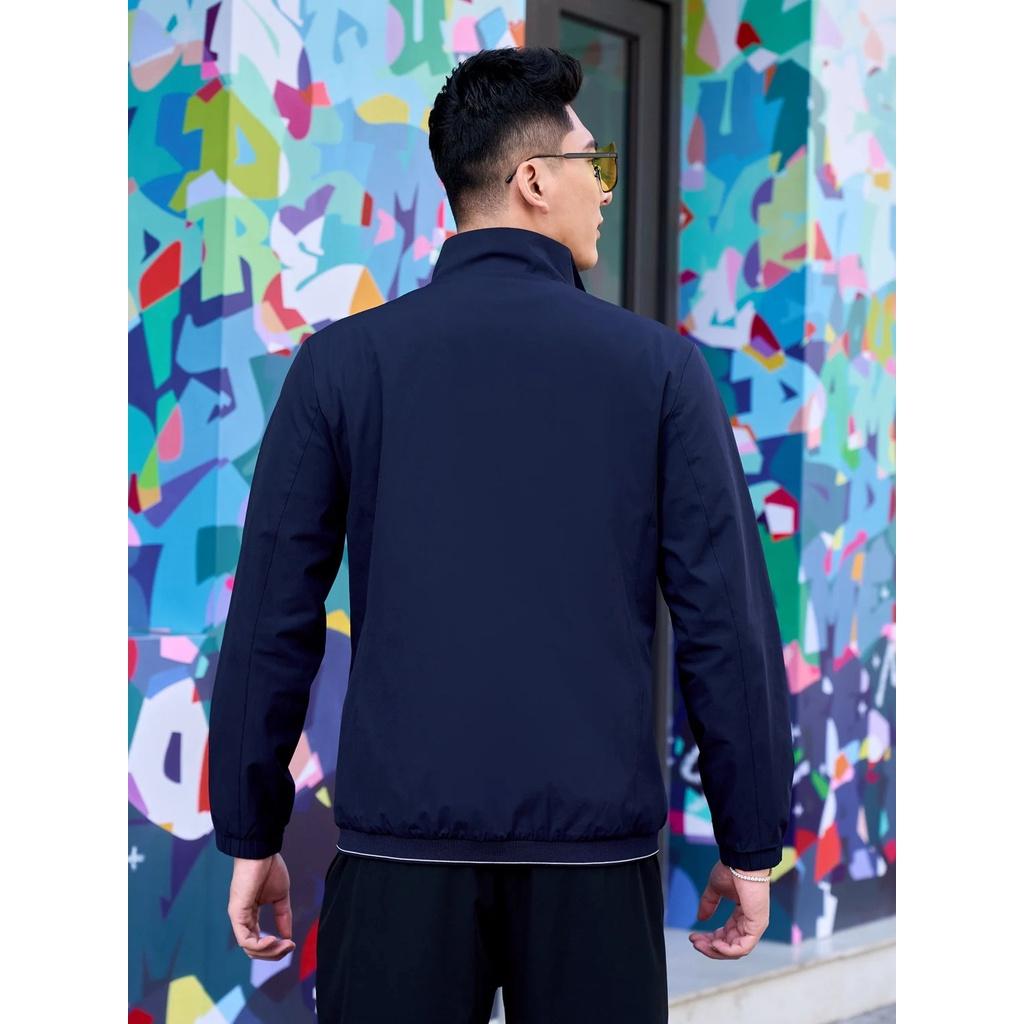 Áo khoác nam jacket YODY bo thun tay áo, chất vải dày dặn, trẻ trung năng động AKM5017