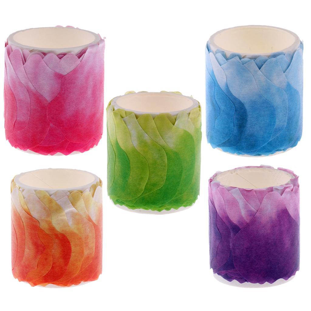 Watercolor Sakura Petal Washi Tape DIY Decorative Scrapbooking Sticker Masking Adhesive Tape Hand Account Sticker Stationery Tape