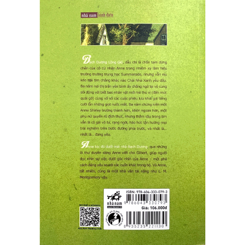 Anne Tóc Đỏ Dưới Mái Nhà Bạch Dương (Tái Bản) - 2019