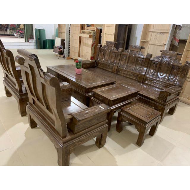Bộ bàn ghế hộp gỗ gụ mun đuôi công (miễn phí vận chuyển khu vực Hà Nội)