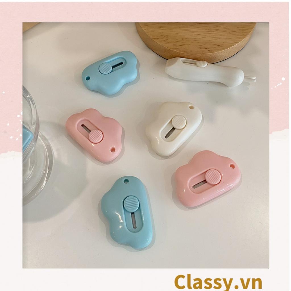 Dao Rọc Giấy Hình đám mây cute dễ thương, dài 6 CM có thể làm Móc khóa Classy PK920