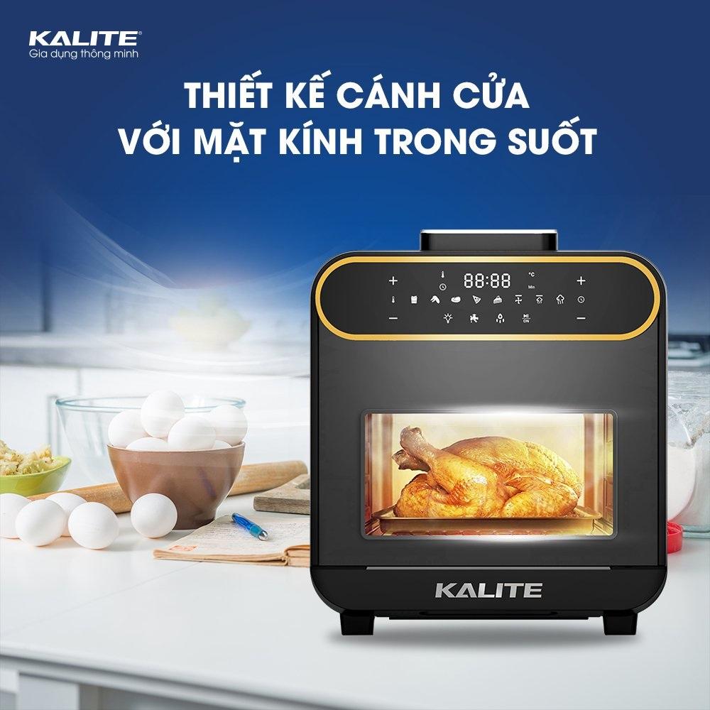 Nồi Chiên Hấp Kalite Steam Pro, 15Lit - 2620W, Hấp Chiên 2in1, Hàng Chính Hãng