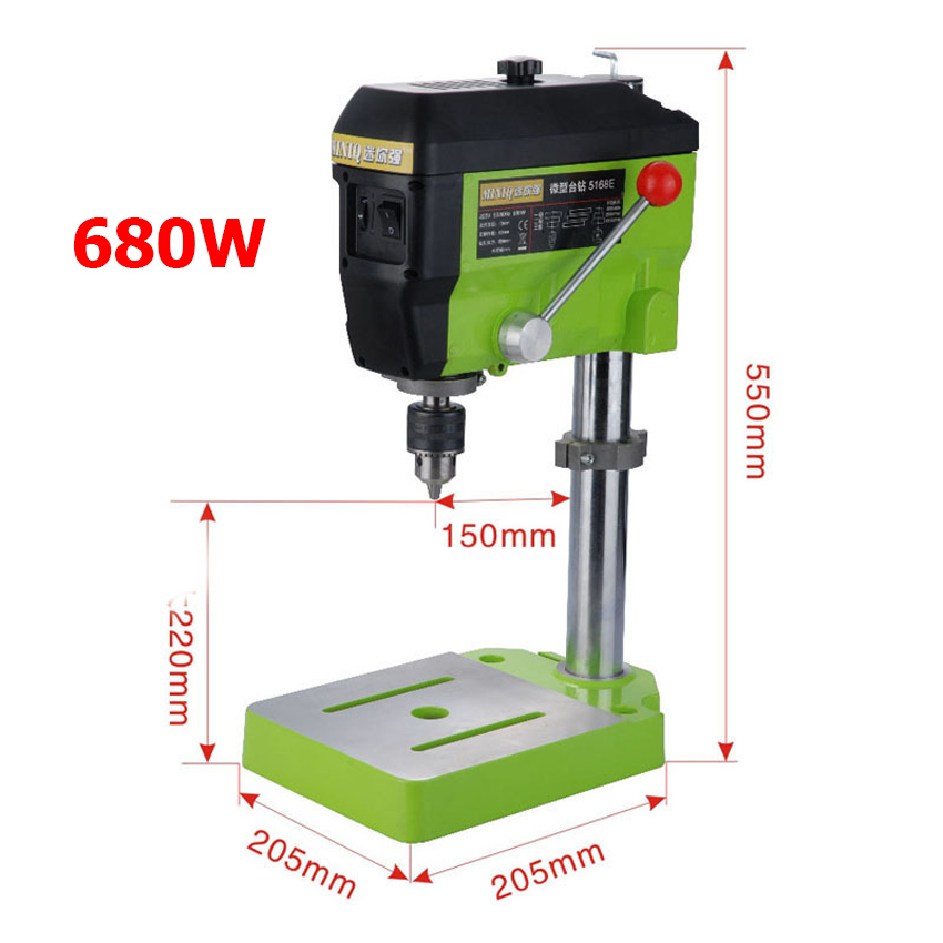 Máy khoan bàn mini 680W BG-5168E - Chính xác tuyệt đối