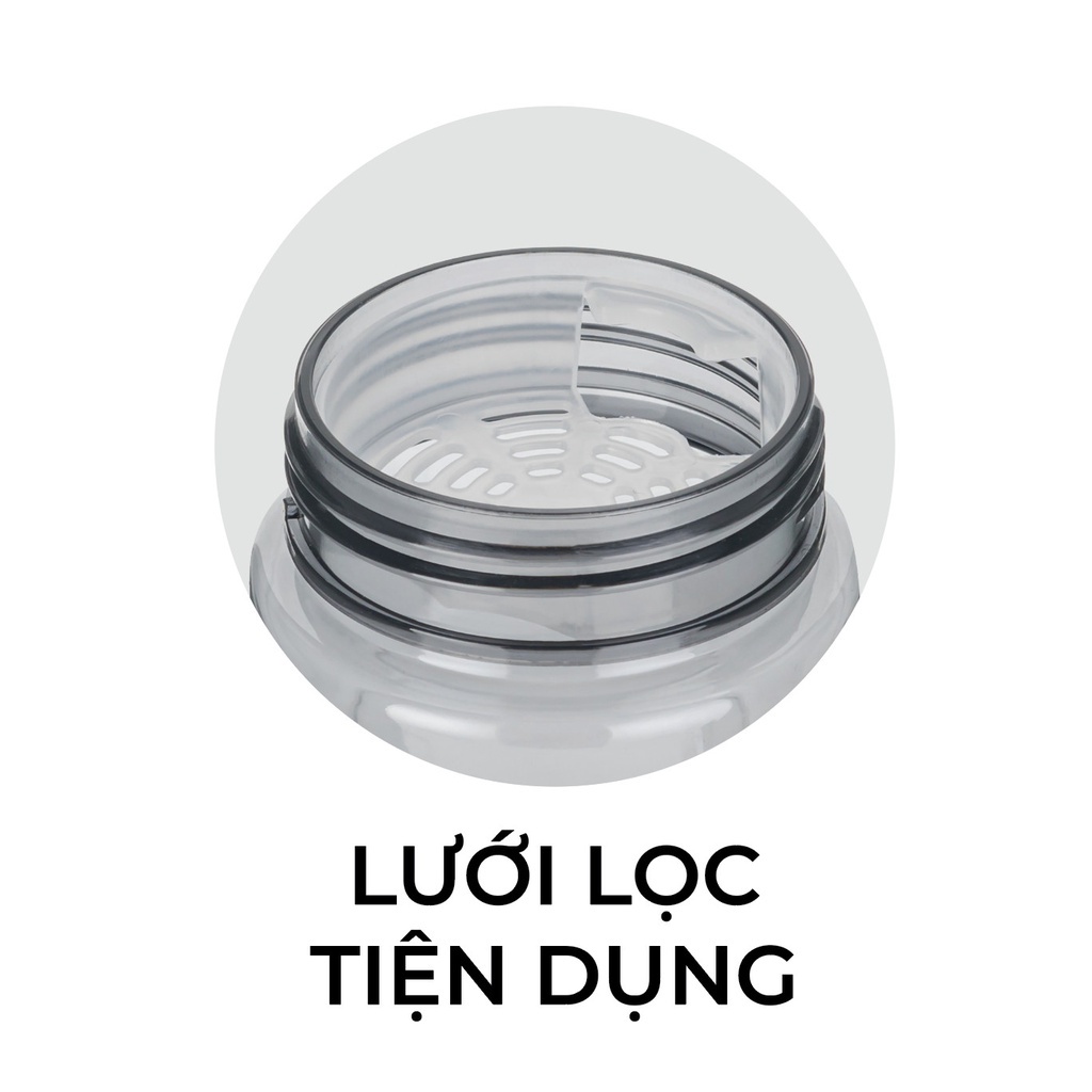 Bình Nước Thể Thao HOKORI, Nhựa PP Nguyên Sinh , Chịu Được Nhiệt Độ Cao, Dung Tích 700ml, An Toàn Cho Sức Khoẻ - Hàng chính hãng