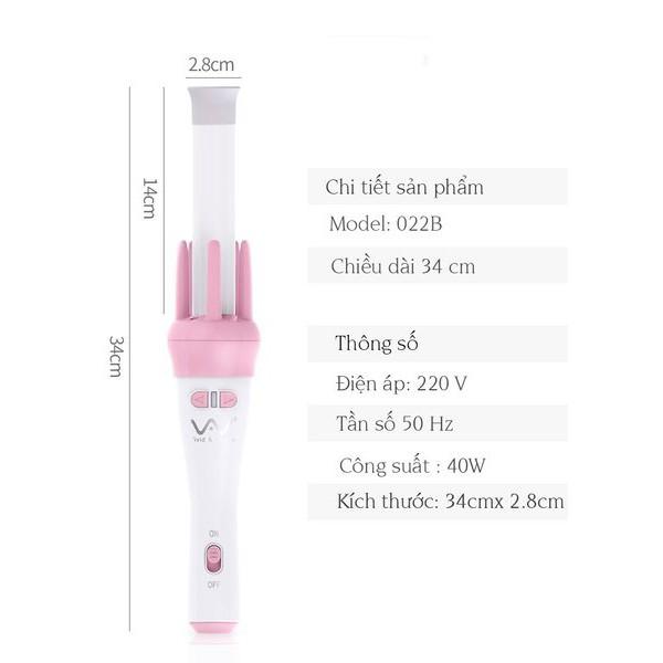 MÁY UỐN TÓC XOẮN VIVID-3HT