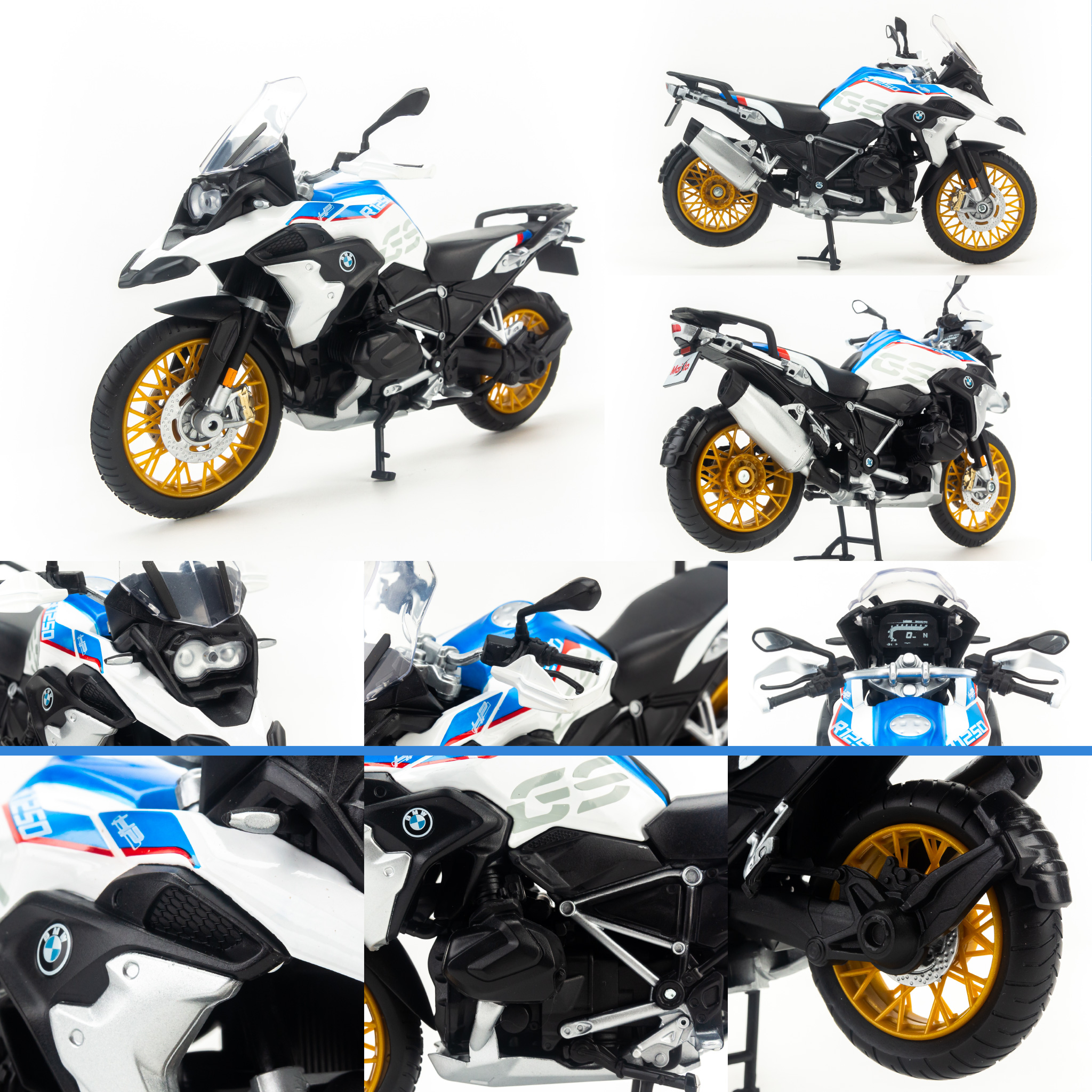 Mô hình xe moto BMW R1250 GS 1:12 Maisto 32703