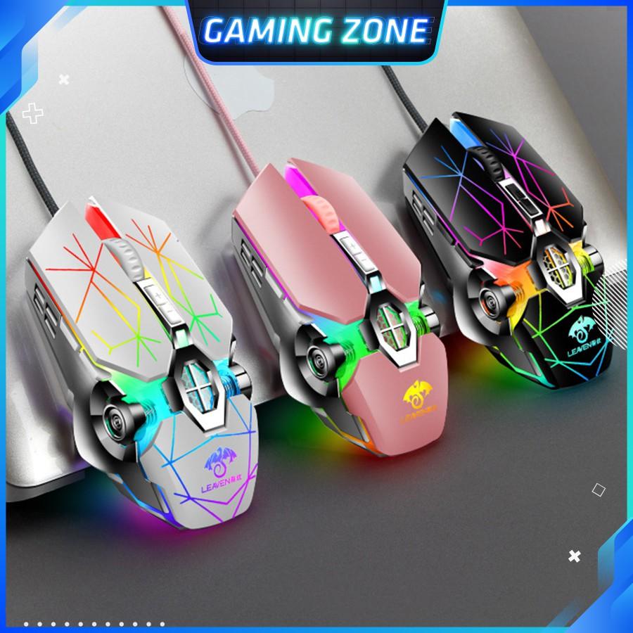 Chuột chơi game có dây S30 PRO LED RGB 7 màu cực đẹp, dây siêu bền, phần mềm chỉnh DPI