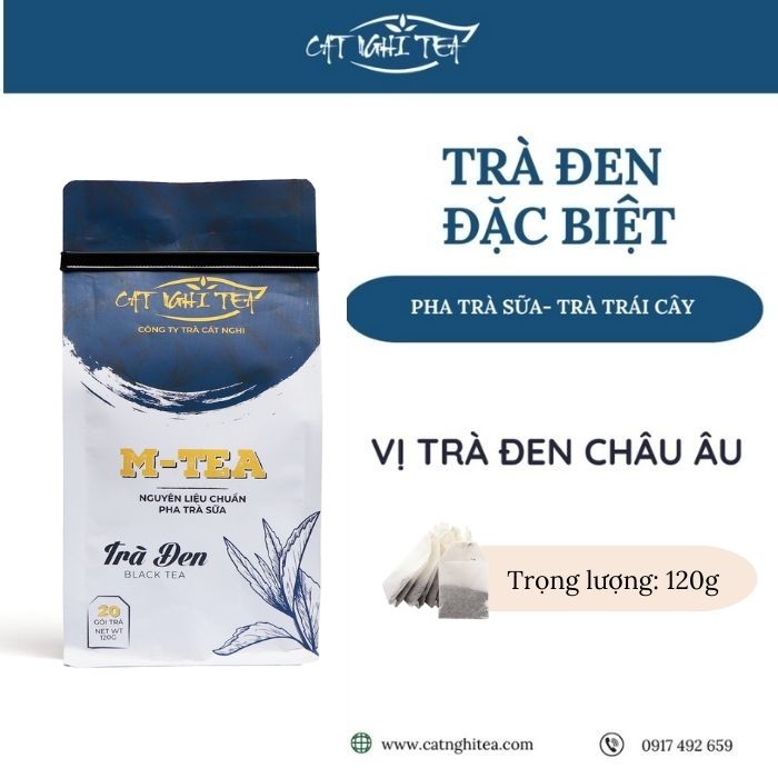 Trà Đen Túi Lọc - Cat Nghi Tea – Nguyên liệu chuẩn pha trà sữa và trà trái cây thơm ngon đúng vị