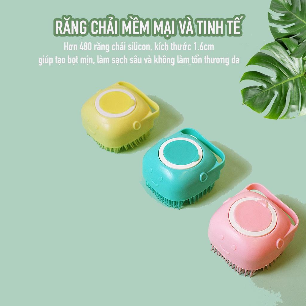 DỤNG CỤ TẮM - MASSAGE CHÓ MÈO BẰNG SILICON