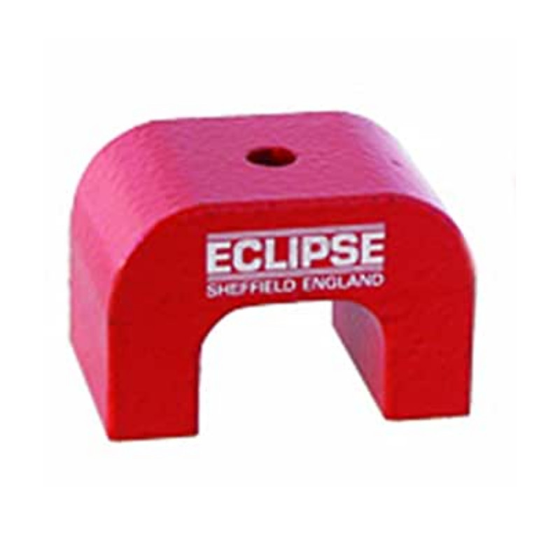 Nam châm Alnico chữ U lực hút 4.5kg có lỗ Eclipse 811