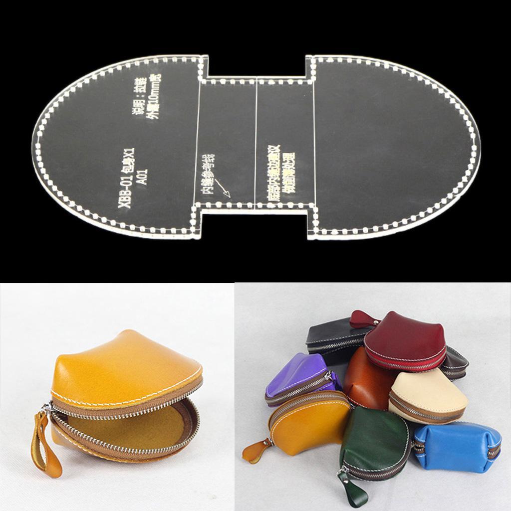 Wallet Template Acrylic Purse Model Stencil Template Leather Handicraft