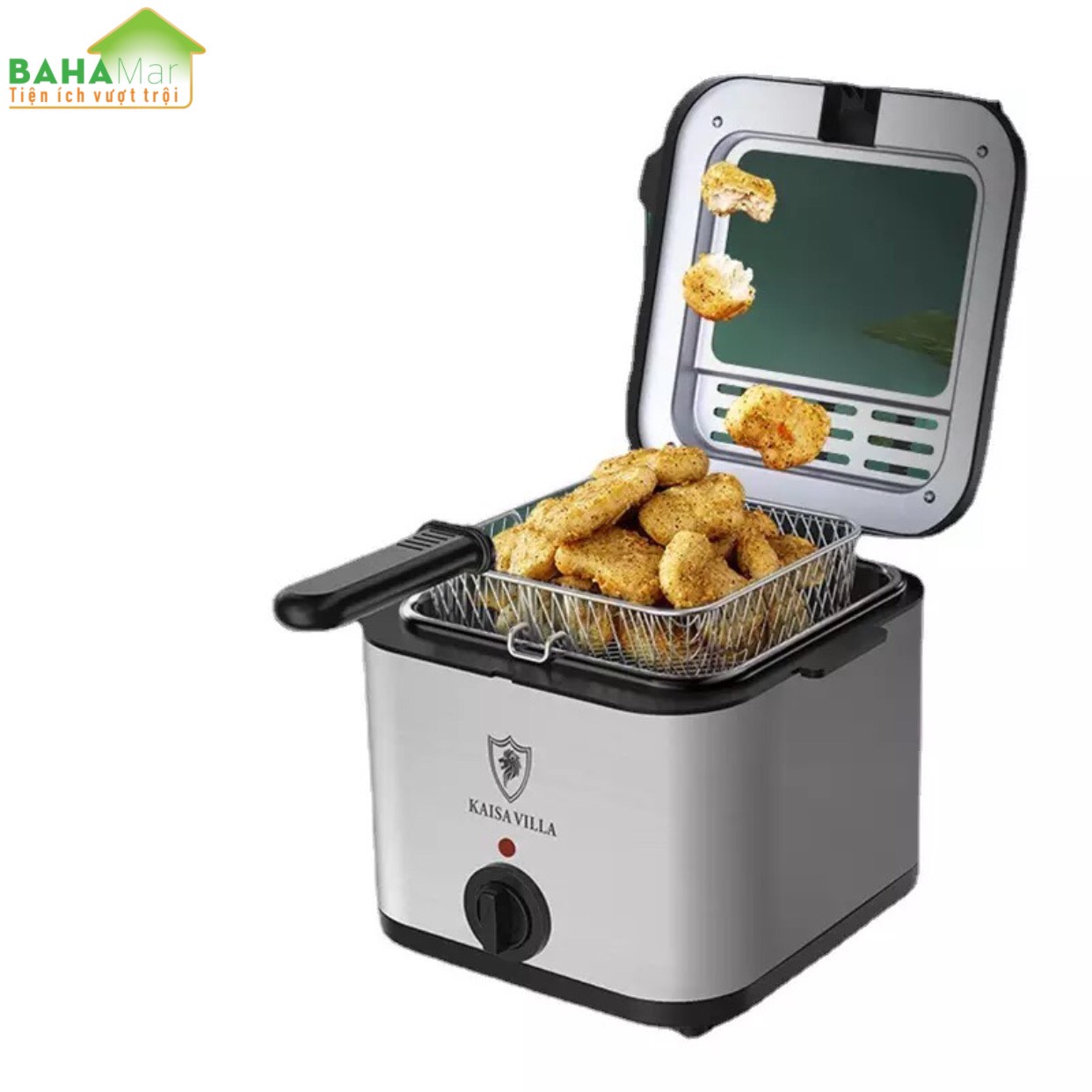 NỒI CHIÊN NHÚNG ĐIỆN ĐA CHỨC NĂNG CÓ THỂ ĐIỀU CHỈNH NHIỆT "BAHAMAR" Có 3 lớp cách nhiệt bảo vệ, Bên ngoài lạnh và nóng bên trong, 3 lớp cách nhiệt và chống dính bảo vệ an toàn