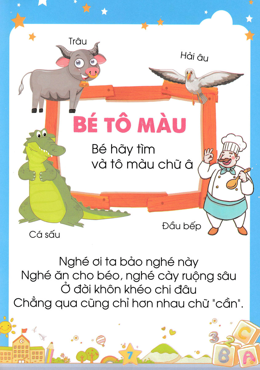 Bé Tô Màu Và Học Chữ Cái Tiếng Việt - ABB