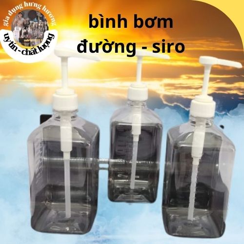 Bình bơm siro nhựa 1600ml