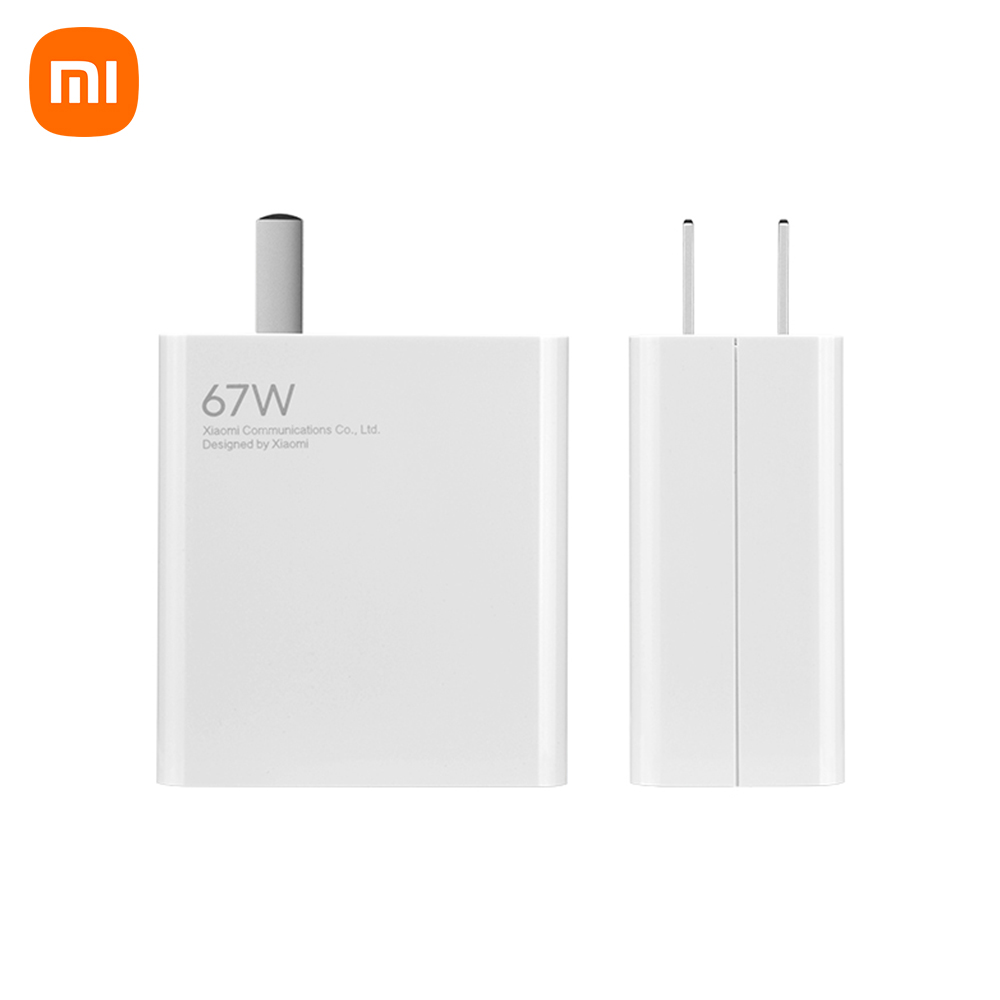 Bộ Sạc Nhanh Xiaomi 67W Và Cáp Sạc 6A USB Loại C Với Sạc Nguồn Cổng USB-A Đơn