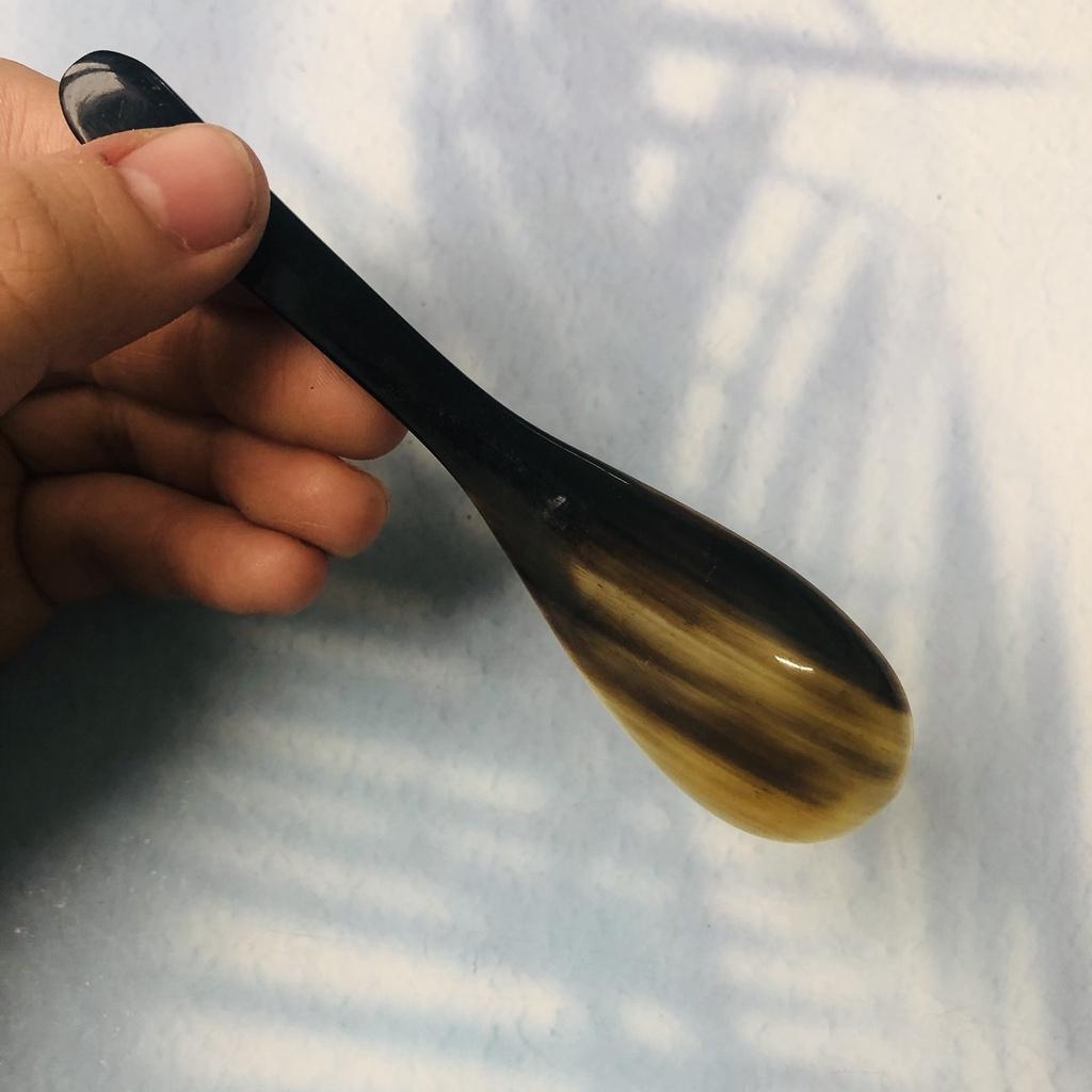 Thìa/Muỗng Sừng Vàng 12cm, Thìa Ăn Cơm, Chè, Phụ Kiện Nhà Bếp An Toàn Cho Sức Khỏe