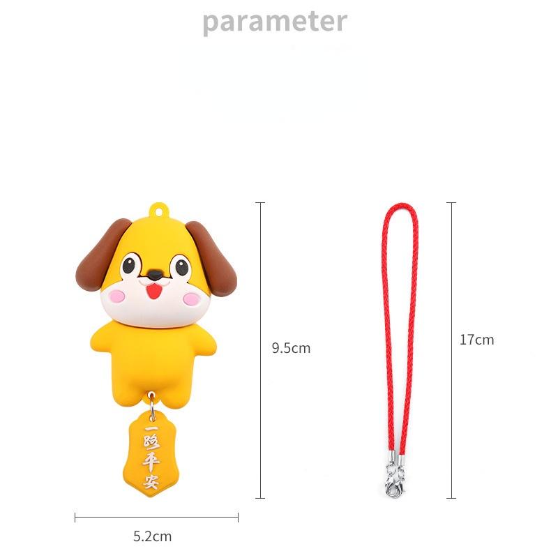 Móc Khóa PVC Hình Búp Bê Hoạt Hình Đáng Yêu